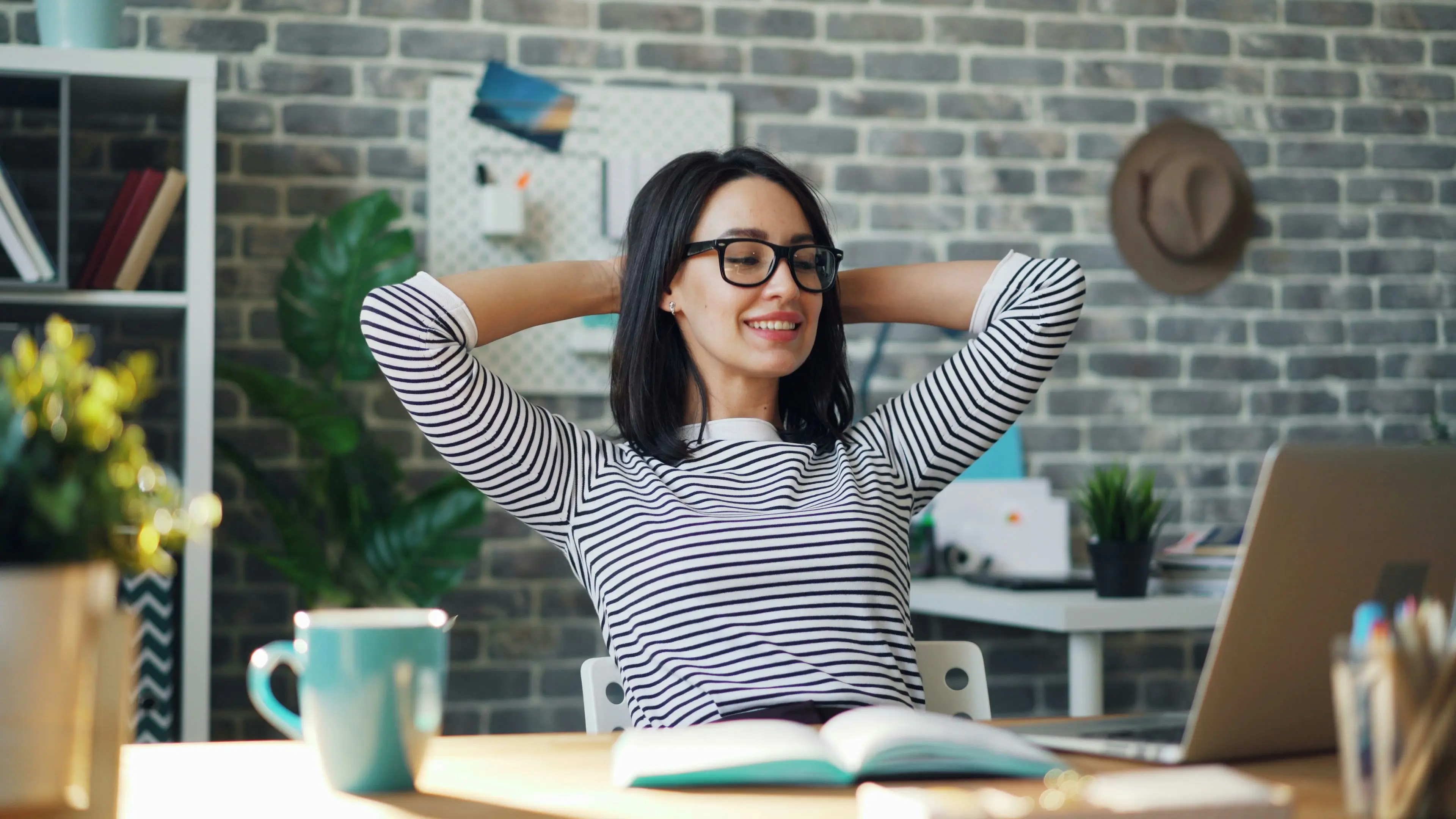 Woman working on laptop for credit repair